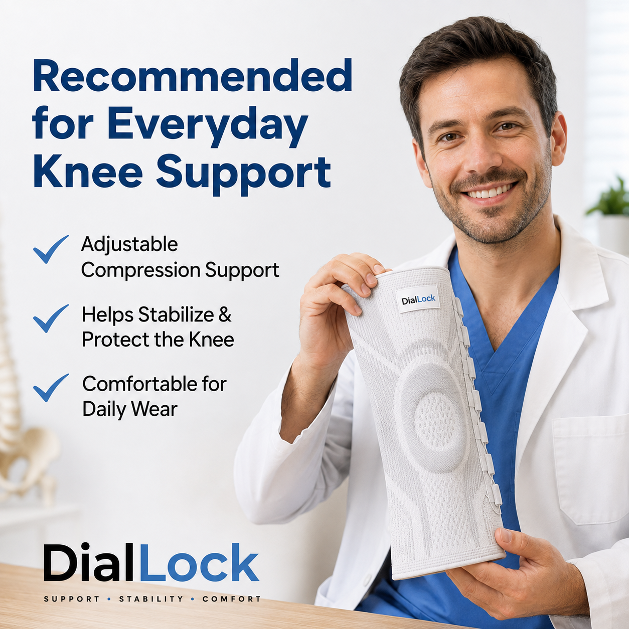 DialLock Knee Brace