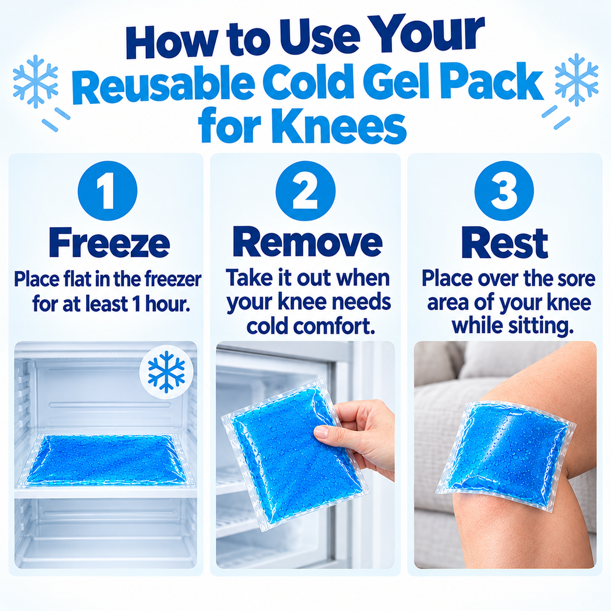 Cold Gel Pack for Knees