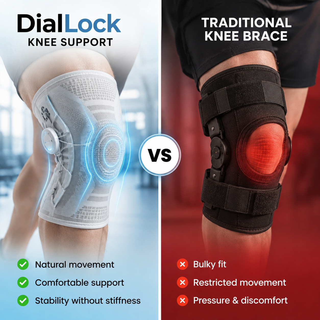 DialLock Knee Brace